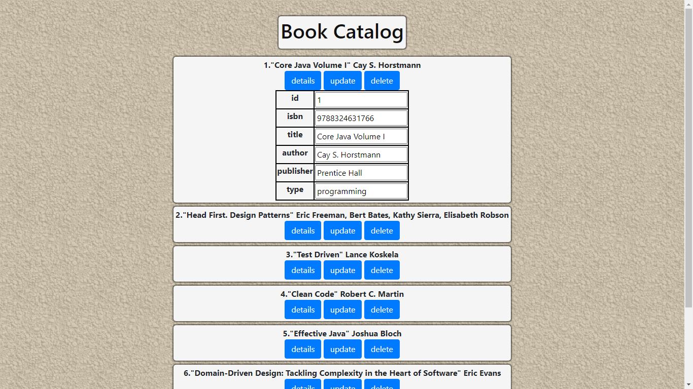 Book details